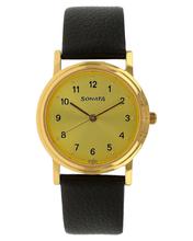 Sonata Analog Gold Dial Men's Watch -NK1141YM22