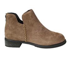 Solid Suede Ankle Boots For Women