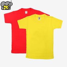 SHANGRI-LA Pack Of Two Solid T-shirt For Kids