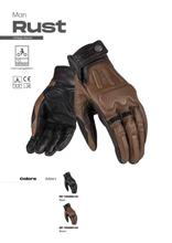 LS2 Rust Man Gloves with protection for Motorcycle/Scooter Leather Gloves by Moto World Nepal