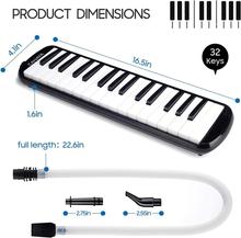 Piano Melodica,Short Mouthpiece,Long Mouthpiece With Bag