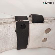 Sky Fit Pure Leather Padded Weight Lifting Gym Belt