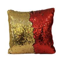 Golden/Red Shiny Customized Cushion Covers - (5 Pieces)