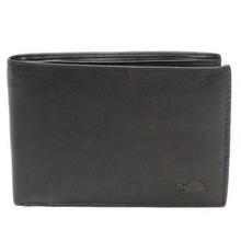 Black Bi-Fold Multiple Slots Wallet For Men