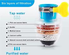 Coconut Carbon Home Kitchen Faucet Tap Water Clean 5 layer Purifier Filter Cartridge | Faucet Water Filter | Easy To Clean Faucet Water Filter