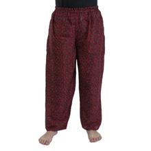 Red/Black Printed Pajama Trouser For Women