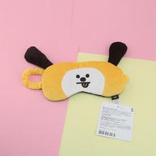 Kpop BTS BT21 Cute Eyeshade Soft Cotton Eye Masks Korean Style Bangtan Boys Sleep Mask Patch Eyes Care Tools Harajuku Kawaii