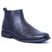 Caliber Shoes Black Side Chain Lifestyle Boots For Men - ( P477 C)