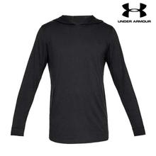 Under Armour Black Rival Jersey Hoodie For Men - 1320730-001