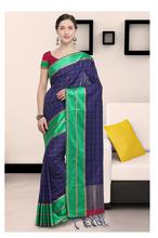 Stylee Lifestyle Black Art Silk Jacquard Saree (1700)