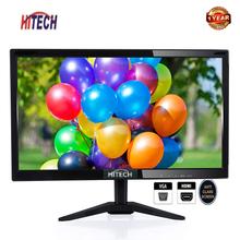 15 Inch Hitech Led Monitor With VGA & HDMI Supported Black In Color