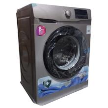 TCL 8 Kg Front Load Washing Machine - P608FLW - Free 6 KG Ariel Detergent Powder