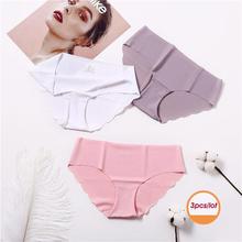 3Pcs/lot Seamless Panty Set Underwear Female Comfort