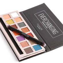 FOCALLURE 14 Colors Eye Shadow Palette Matte Glitter High