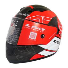 LS2 Stream Full Helmet [Red/ Black]