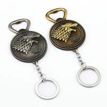 Game of Thrones Keychain Bottle opener Key Chain House Stark Key