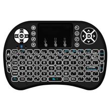 Rechargable Mini Wireless Touchpad keyboard Mouse Combo with Backlight