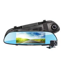 QUIDUX 7 Inch Car DVR Rearview Mirror Touch Screen 1080P Dual Lens Video Recorder Dash Cam Parking Monitor Gsensor Night Vision