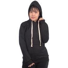 Bastra Black Hooded Sweater for Women