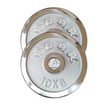 YORK Fitness set of 10kg Weight Plates (2 Pieces)