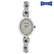 Sonata 8048SM04 Silver Dial Analog Watch For Women