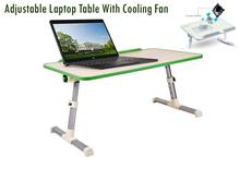 A8 Foldable Adjustable Laptop Table With Cooling Fan