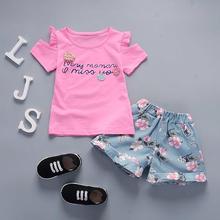 BibiCola Summer Baby Girls Clothing Set Toddler Clothes