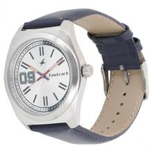 Fastrack Varsity White Dial Analog Watch for Men-3174SL01