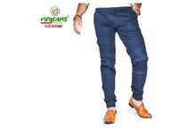 Virjeans Men’s Skinny Stretchable Cotton Slim Fit Pant Blue-(VJC 694)