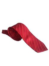 Men Tie – Red with Stripe