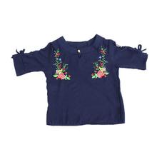 Floral Embroidered Top For Girls
