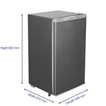 Della 100 Litres Direct Cooling Single Door Refrigerator (Grey)