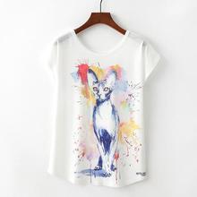 Summer New Women T-Shirts 2019 Harajuku Kawaii Cute Animal