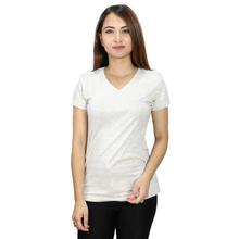 CVT2001 Solid V-Neck T-Shirt- White