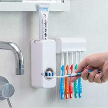 Touch Me Automatic Toothpaste Dispenser Toothbrush Holder