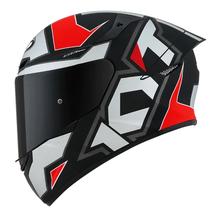 KYT Helmet- Electron Grey Red (Matt)