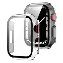 Transparent Hard Case Compatible With Apple Watch SE Series 6 Series 5 Series 4 44mm with Screen Protector (TPU Case)