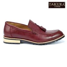 Takura Maroon Slip-on Casual Shoes For Men: LR921