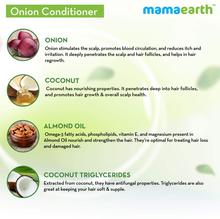 Mamaearth Onion Conditioner for Hair Growth & Hair Fall Control with Onion & Coconut, 250ml