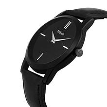 Mikado Analogue Black Dial Women's & Men's Couple Watch-