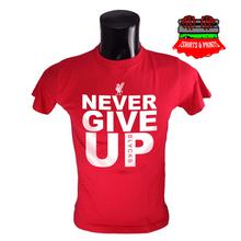 LFC Never Give Up Black T-Shirt for Men