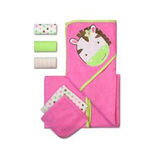 Hooded Towel Set With Face Cloth IT7819