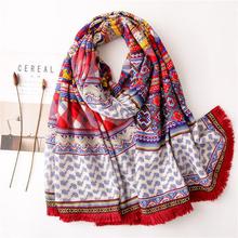 Korean Style Sun Protection Premium Printed Scarves For