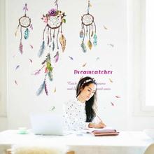 Dream Catcher Wall Decal Dream catcher Art Feather Wall Sticker