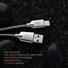 Aafno Pasal ZECEEN Metal Micro USB Cable