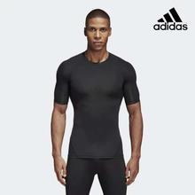 Adidas Black Alphaskin Tech Tee For Men - CF7171