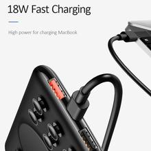 USAMS 5V 2A Qi Wireless charger 10000mAh Power Bank 18W QC 3.0 PD Fast Charging Power bank With Suction Cup