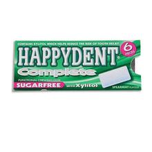 Happydent Complete, Spearmint Flavour Chewing Gum, 6.6g