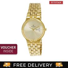 Titan 1107YM08 Champagne Dial Analog Watch For Men