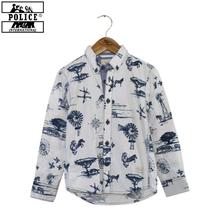 Police Zebra Juniors Full Shirt (ART NO.JS-007) For Boys